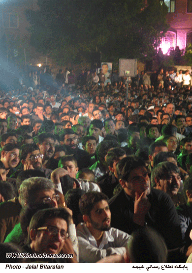 مراسم شب هفتم شهدای شیراز