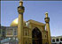 نصب قطعات بازسازي شده گنبد حرم حضرت علي(ع )