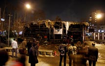 چادر تعزيه  تئاتر شهر آتش گرفت