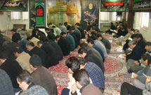 مراسم شب هفت امام حسين(ع) در تركمنستان برگزار شد