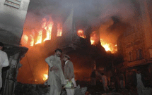 انفجار در مراسم عزاداري پاكستان حمله انتحاري بود
