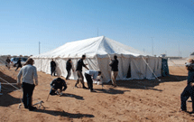50 خیمه بزرگ برای اسکان زائران در کربلا برپا می‌شود