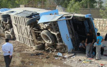 واژگونی اتوبوس زائران ایرانی در سوریه// اسامی جانباختگان و مجروحان