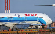 یک فروند هواپیمای توپولوف در فرودگاه مشهد دچار سانحه شد