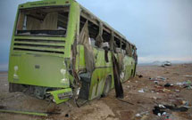 تصادف اتوبوس زایران ایرانی در ترکیه