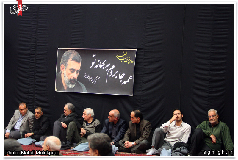 اولین سالگرد درگذشت حاج علیرضا بهاری در حسینیه هدایت برگزار شد