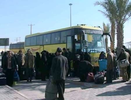 اعزام ۴۱۶ دستگاه اتوبوس برای انتقال زائران ایرانی از مرز مهران